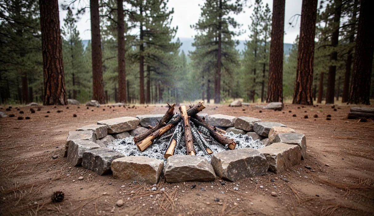 Building a Safe Campfire Ring on Rocky Regional Terrain